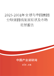 2025-2031年全球與中國面團分塊搓圓機發(fā)展現(xiàn)狀及市場前景報告 2025-2031年全球與中國面團分塊搓圓機發(fā)展現(xiàn)狀及市場前景報告