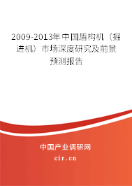 2009-2013年中國(guó)盾構(gòu)機(jī)(掘進(jìn)機(jī))市場(chǎng)深度研究及前景預(yù)測(cè)報(bào)告 2009-2013年中國(guó)盾構(gòu)機(jī)(掘進(jìn)機(jī))市場(chǎng)深度研究及前景預(yù)測(cè)報(bào)告