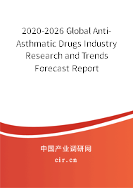 2020-2026 Global Anti-Asthmatic Drugs Industry Research and Trends Forecast Report 2020-2026 Global Anti-Asthmatic Drugs Industry Research and Trends Forecast Report