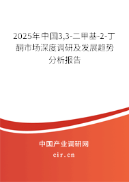 2025年中國3,3-二甲基-2-丁酮市場深度調(diào)研及發(fā)展趨勢分析報告