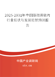 2025-2031年中國(guó)氨咖黃敏片行業(yè)現(xiàn)狀與發(fā)展前景預(yù)測(cè)報(bào)告 2025-2031年中國(guó)氨咖黃敏片行業(yè)現(xiàn)狀與發(fā)展前景預(yù)測(cè)報(bào)告