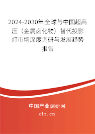 2024-2030年全球與中國超高壓（金屬鹵化物）替代投影燈市場深度調(diào)研與發(fā)展趨勢報告