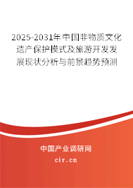 2025-2031年中國非物質(zhì)文化遺產(chǎn)保護(hù)模式及旅游開發(fā)發(fā)展現(xiàn)狀分析與前景趨勢(shì)預(yù)測(cè) 2025-2031年中國非物質(zhì)文化遺產(chǎn)保護(hù)模式及旅游開發(fā)發(fā)展現(xiàn)狀分析與前景趨勢(shì)預(yù)測(cè)