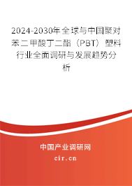 2024-2030年全球與中國聚對苯二甲酸丁二酯(PBT)塑料行業(yè)全面調(diào)研與發(fā)展趨勢分析 2024-2030年全球與中國聚對苯二甲酸丁二酯(PBT)塑料行業(yè)全面調(diào)研與發(fā)展趨勢分析
