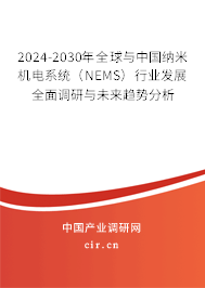 2024-2030年全球與中國納米機電系統(tǒng)(NEMS)行業(yè)發(fā)展全面調(diào)研與未來趨勢分析 2024-2030年全球與中國納米機電系統(tǒng)(NEMS)行業(yè)發(fā)展全面調(diào)研與未來趨勢分析