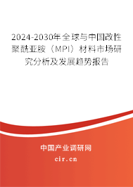 2024-2030年全球與中國改性聚酰亞胺（MPI）材料市場研究分析及發(fā)展趨勢報告
