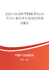 2025-2031年中國旅游SaaS平臺(tái)行業(yè)現(xiàn)狀與發(fā)展前景預(yù)測報(bào)告 2025-2031年中國旅游SaaS平臺(tái)行業(yè)現(xiàn)狀與發(fā)展前景預(yù)測報(bào)告
