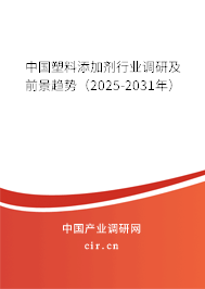 中國塑料添加劑行業(yè)調(diào)研及前景趨勢(2025-2031年) 中國塑料添加劑行業(yè)調(diào)研及前景趨勢(2025-2031年)