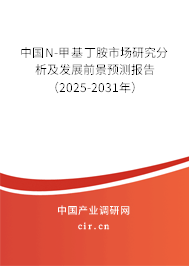 中國N-甲基丁胺市場研究分析及發(fā)展前景預(yù)測報告(2025-2031年) 中國N-甲基丁胺市場研究分析及發(fā)展前景預(yù)測報告(2025-2031年)