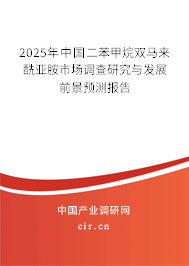 2025年中國二苯甲烷雙馬來酰亞胺市場調(diào)查研究與發(fā)展前景預(yù)測報(bào)告 2025年中國二苯甲烷雙馬來酰亞胺市場調(diào)查研究與發(fā)展前景預(yù)測報(bào)告