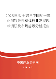 2025年版全球與中國(guó)納米氧化銦錫改性粉體行業(yè)發(fā)展現(xiàn)狀調(diào)研及市場(chǎng)前景分析報(bào)告 2025年版全球與中國(guó)納米氧化銦錫改性粉體行業(yè)發(fā)展現(xiàn)狀調(diào)研及市場(chǎng)前景分析報(bào)告