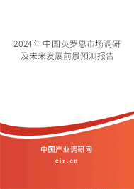 2023年中國英羅恩市場調研及未來發(fā)展前景預測報告