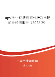 ups行業(yè)現(xiàn)狀調研分析及市場前景預測報告(2025版) ups行業(yè)現(xiàn)狀調研分析及市場前景預測報告(2025版)