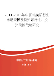 2011-2015年中國鋯英礦行業(yè)市場規(guī)模及投資可行性、投資風(fēng)險戰(zhàn)略研究