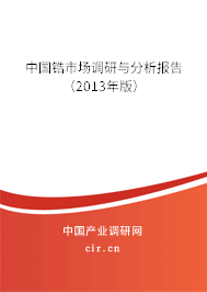 中國(guó)鋯市場(chǎng)調(diào)研與分析報(bào)告（2013年版）