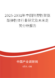 2025-2031年中國熱塑性聚氨酯彈性體行業(yè)研究及未來走勢分析報(bào)告 2025-2031年中國熱塑性聚氨酯彈性體行業(yè)研究及未來走勢分析報(bào)告