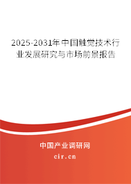 2025-2031年中國(guó)觸覺技術(shù)行業(yè)發(fā)展研究與市場(chǎng)前景報(bào)告