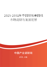 2025-2031年中國鋼板卷圓機市場調(diào)研與發(fā)展前景 2025-2031年中國鋼板卷圓機市場調(diào)研與發(fā)展前景