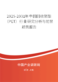 2025-2031年中國回收聚酯（PET）行業(yè)研究分析與前景趨勢報(bào)告