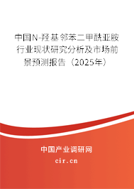 中國N-羥基鄰苯二甲酰亞胺行業(yè)現(xiàn)狀研究分析及市場前景預(yù)測報(bào)告（2025年）