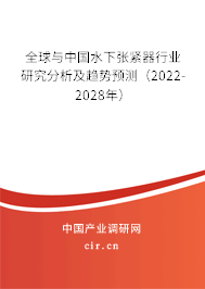 全球與中國水下張緊器行業(yè)研究分析及趨勢預測（2022-2028年）