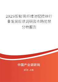 2025版玻璃纖維池窯拉絲行業(yè)發(fā)展現(xiàn)狀調(diào)研及市場前景分析報(bào)告