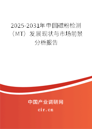 2025-2031年中國磁粉檢測(MT)發(fā)展現(xiàn)狀與市場前景分析報告 2025-2031年中國磁粉檢測(MT)發(fā)展現(xiàn)狀與市場前景分析報告
