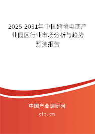 2025-2031年中國跨境電商產(chǎn)業(yè)園區(qū)行業(yè)市場分析與趨勢預(yù)測報告 2025-2031年中國跨境電商產(chǎn)業(yè)園區(qū)行業(yè)市場分析與趨勢預(yù)測報告