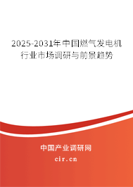 2025-2031年中國燃?xì)獍l(fā)電機(jī)行業(yè)市場調(diào)研與前景趨勢 2025-2031年中國燃?xì)獍l(fā)電機(jī)行業(yè)市場調(diào)研與前景趨勢