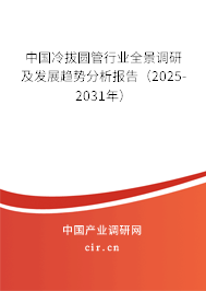 中國冷拔圓管行業(yè)全景調研及發(fā)展趨勢分析報告(2025-2031年) 中國冷拔圓管行業(yè)全景調研及發(fā)展趨勢分析報告(2025-2031年)