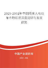 2025-2031年中國(guó)殘疾人電動(dòng)車市場(chǎng)現(xiàn)狀深度調(diào)研與發(fā)展趨勢(shì) 2025-2031年中國(guó)殘疾人電動(dòng)車市場(chǎng)現(xiàn)狀深度調(diào)研與發(fā)展趨勢(shì)