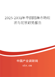 2025-2031年中國鋯珠市場現(xiàn)狀與前景趨勢報告