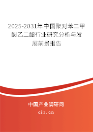 2025-2031年中國聚對苯二甲酸乙二酯行業(yè)研究分析與發(fā)展前景報告