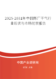 2025-2031年中國煉廠干氣行業(yè)現(xiàn)狀與市場前景報告 2025-2031年中國煉廠干氣行業(yè)現(xiàn)狀與市場前景報告