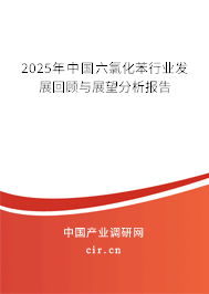 2025年中國六氯化苯行業(yè)發(fā)展回顧與展望分析報(bào)告 2025年中國六氯化苯行業(yè)發(fā)展回顧與展望分析報(bào)告