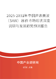 2025-2031年中國聲表面波（SAW）器件市場現(xiàn)狀深度調(diào)研與發(fā)展趨勢預(yù)測報(bào)告