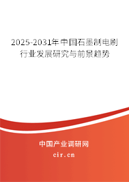 2025-2031年中國石墨制電刷行業(yè)發(fā)展研究與前景趨勢 2025-2031年中國石墨制電刷行業(yè)發(fā)展研究與前景趨勢