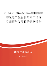 2024-2030年全球與中國(guó)銦鎵砷光電二極管和陣列市場(chǎng)深度調(diào)研與發(fā)展趨勢(shì)分析報(bào)告 2024-2030年全球與中國(guó)銦鎵砷光電二極管和陣列市場(chǎng)深度調(diào)研與發(fā)展趨勢(shì)分析報(bào)告