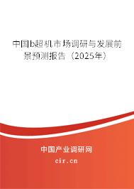 中國b超機(jī)市場調(diào)研與發(fā)展前景預(yù)測報告（2025年）