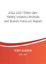 2022-2027 China Zinc Mining Industry Analysis and Trends Forecast Report