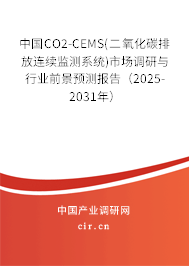 中國CO2-CEMS(二氧化碳排放連續(xù)監(jiān)測系統(tǒng))市場調(diào)研與行業(yè)前景預(yù)測報告（2025-2031年）