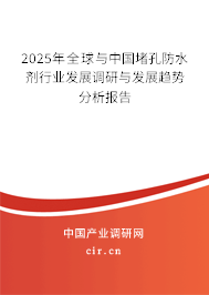 2025年全球與中國堵孔防水劑行業(yè)發(fā)展調(diào)研與發(fā)展趨勢分析報告 2025年全球與中國堵孔防水劑行業(yè)發(fā)展調(diào)研與發(fā)展趨勢分析報告