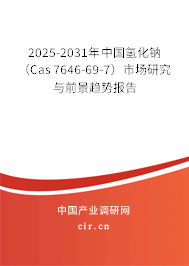 2025-2031年中國氫化鈉（Cas 7646-69-7）市場研究與前景趨勢報告
