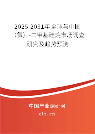 2025-2031年全球與中國(氯)-二甲基硅烷市場調(diào)查研究及趨勢預(yù)測 2025-2031年全球與中國(氯)-二甲基硅烷市場調(diào)查研究及趨勢預(yù)測