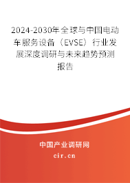 2024-2030年全球與中國電動車服務(wù)設(shè)備(EVSE)行業(yè)發(fā)展深度調(diào)研與未來趨勢預(yù)測報告 2024-2030年全球與中國電動車服務(wù)設(shè)備(EVSE)行業(yè)發(fā)展深度調(diào)研與未來趨勢預(yù)測報告