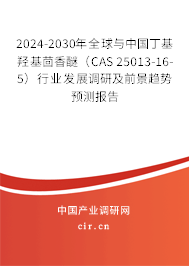2024-2030年全球與中國(guó)丁基羥基茴香醚（CAS 25013-16-5）行業(yè)發(fā)展調(diào)研及前景趨勢(shì)預(yù)測(cè)報(bào)告