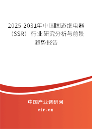 2025-2031年中國固態(tài)繼電器(SSR)行業(yè)研究分析與前景趨勢報告 2025-2031年中國固態(tài)繼電器(SSR)行業(yè)研究分析與前景趨勢報告
