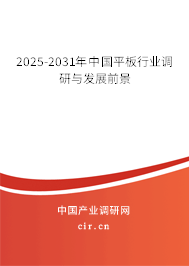 2024-2030年中國平板行業(yè)調研與發(fā)展前景 2024-2030年中國平板行業(yè)調研與發(fā)展前景