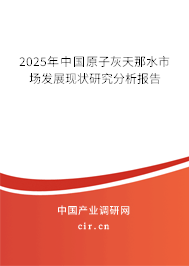 2025年中國(guó)原子灰天那水市場(chǎng)發(fā)展現(xiàn)狀研究分析報(bào)告
