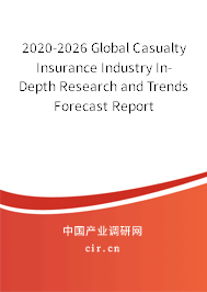 2020-2026 Global Casualty Insurance Industry In-Depth Research and Trends Forecast Report 2020-2026 Global Casualty Insurance Industry In-Depth Research and Trends Forecast Report